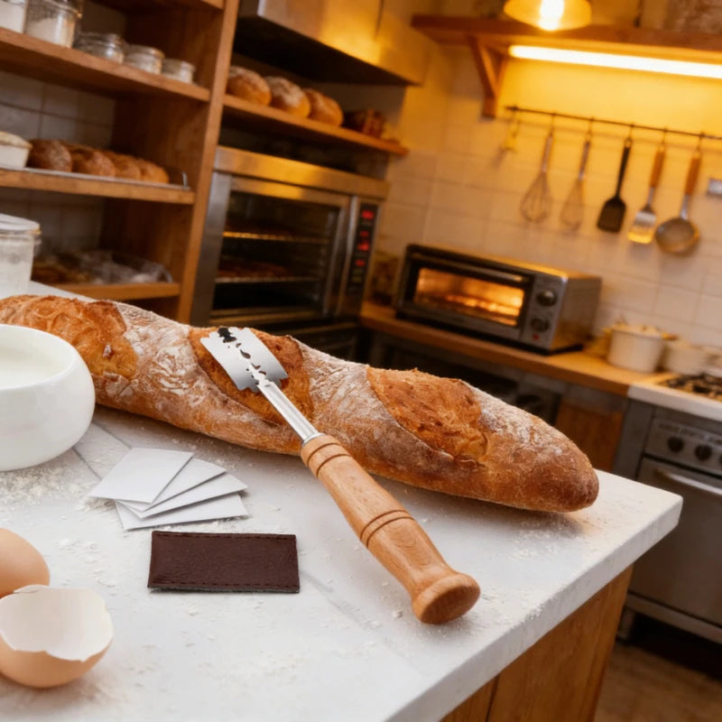 1pc Practical Curved Bread and Pastry Knife Baking Tools Baking Accessories Household Kitchen Tools Quake