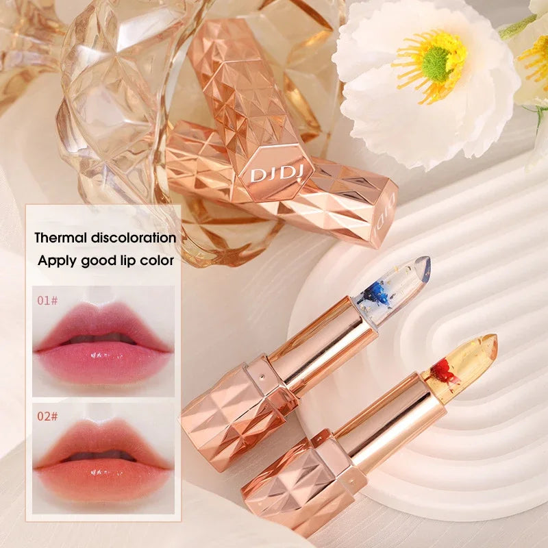 Jelly Lipstick Color Changing Long Lasting Moisturizing Lip Balm Non Stick Cup Quake