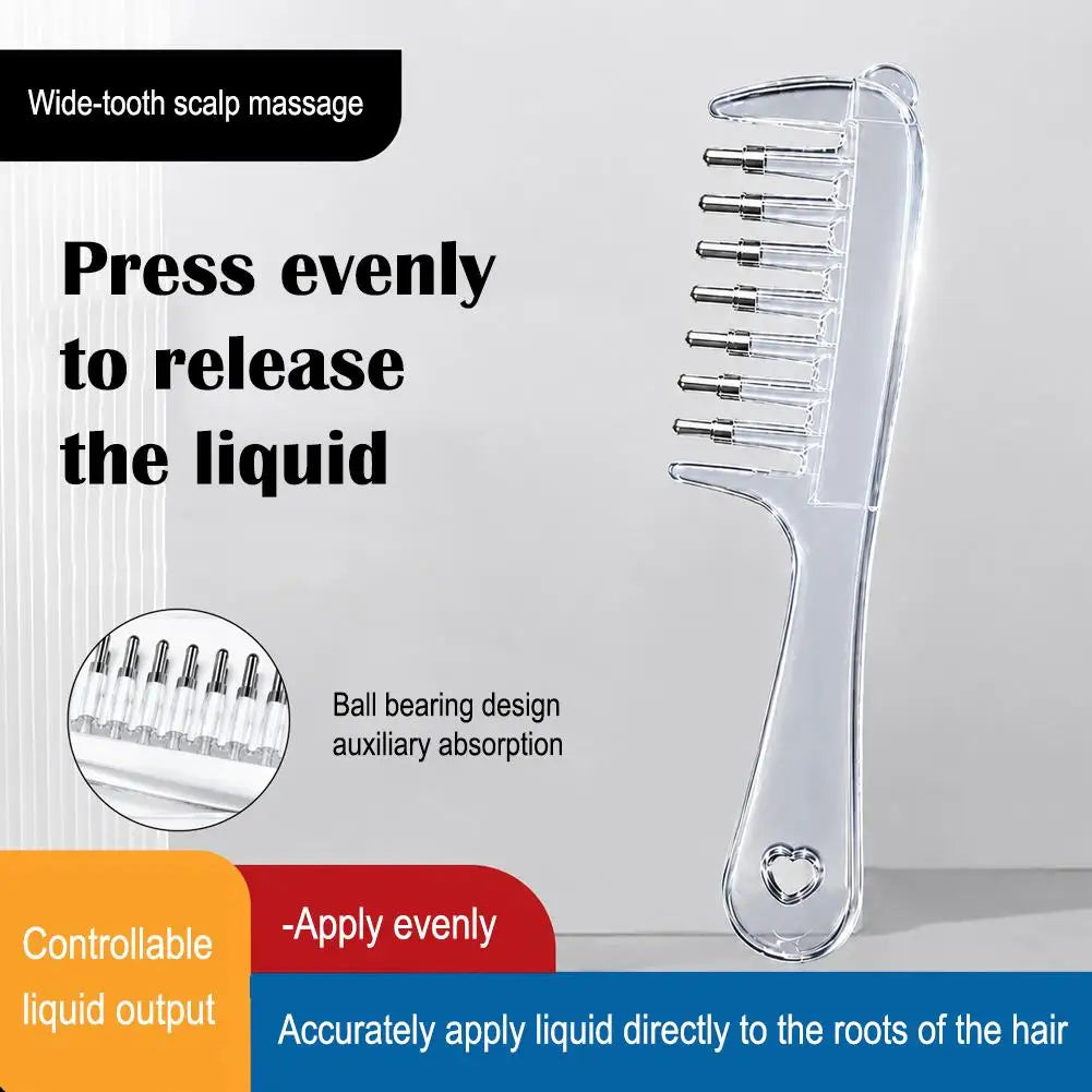 Scalp Liquid Guide Comb Massagers Liquid Comb Massage Comb Essential Oil Liquid Guiding Massager Anti Hair Loss, Hair Regrowth Quake