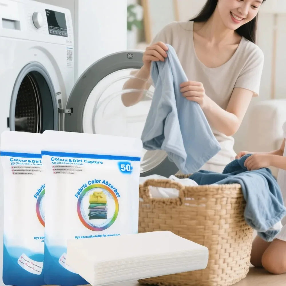 200/50PCS Color Absorption Sheet for Washing Machine Dyeing Proof Laundry Sheet Anti-Staining Laundry Tablet Color Catcher Cloth Quake