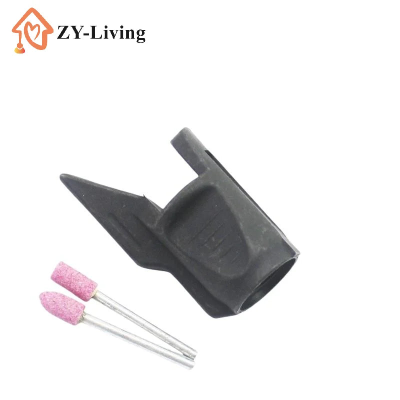 Electric Grinder Chamfer Adapter Tool Kit Corundum Grinding Head Sharpener Accessory For Metal Polishing Deburring Quake