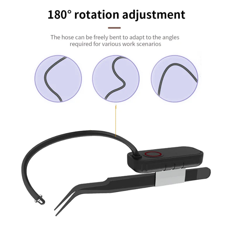 Mini Handheld Rechargeable UV Eyelash Extension grafting Lamp, Fast Curing for Glue, Wireless Tweezer Light Quake
