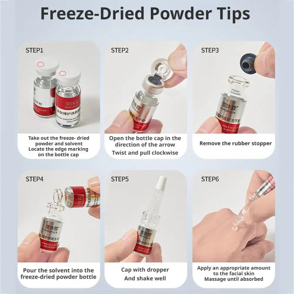 Polypeptide Protect Rejuvenate Freeze-Dried Powder Set Facial Hydrating Nourishing Skin Care Set Quake