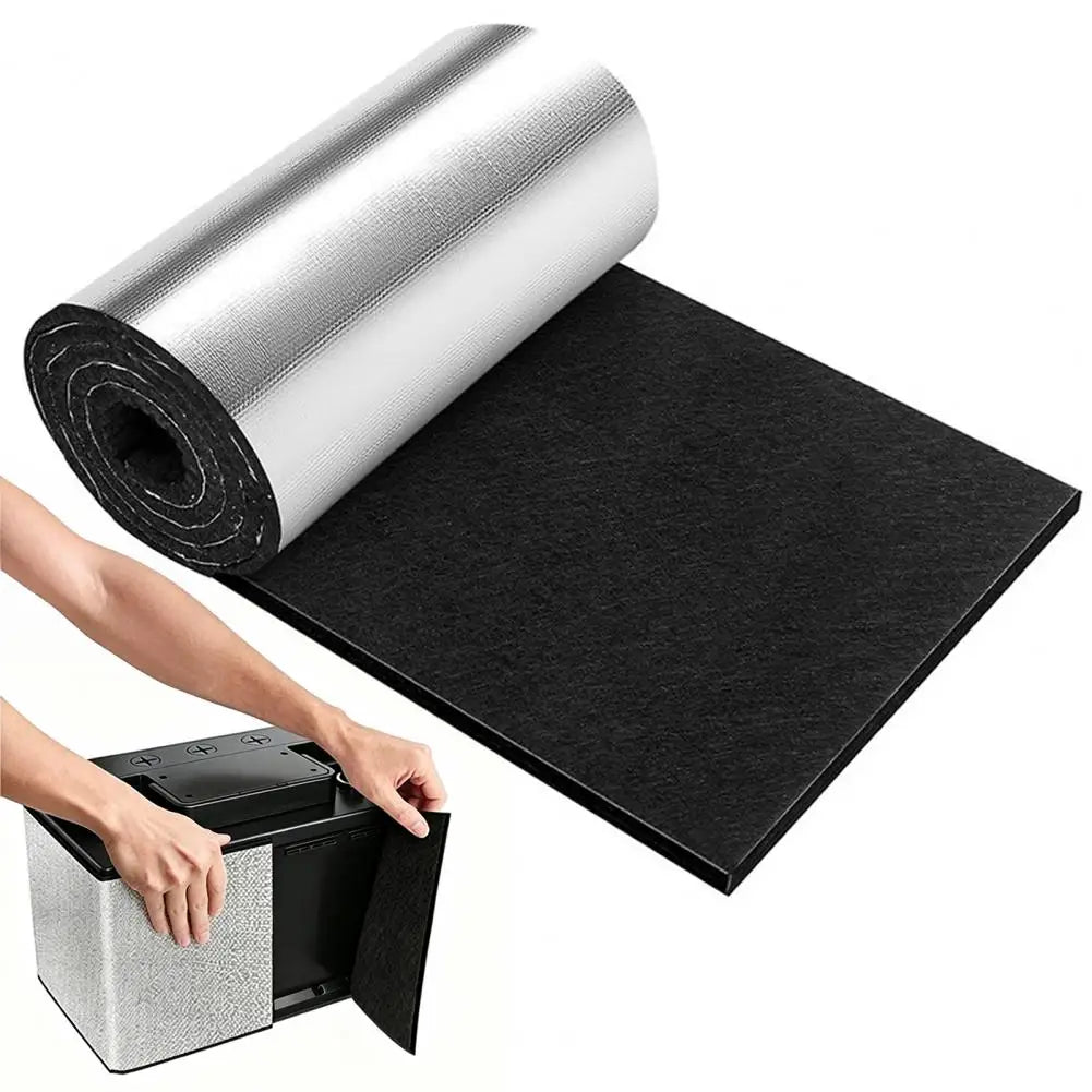 Truck Battery Insulation Cover Universal Car Battery Insulation Kit Heat-resistant Battery Blanket Aluminum Foil Tape for Hot Quake