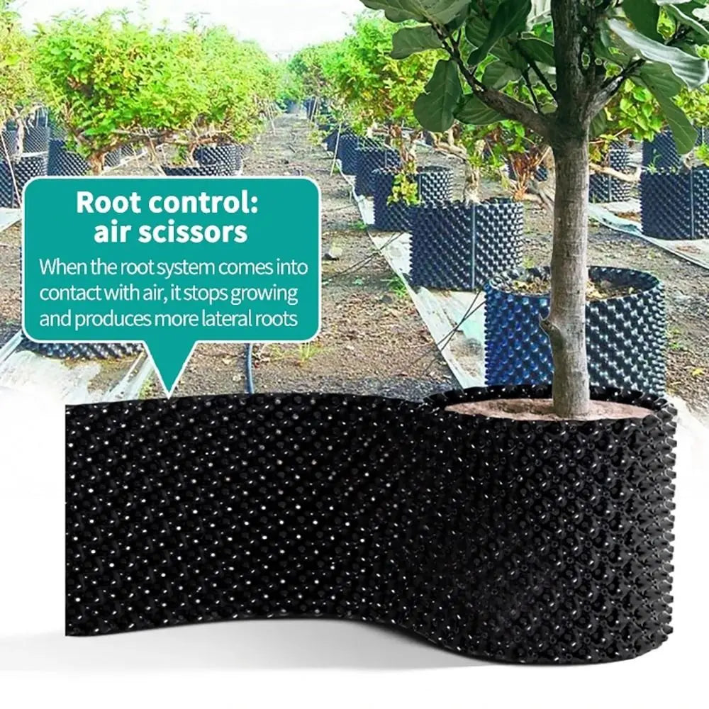 1Set Durable Fast Nersery Pot Plant Pot Tray Plant Stands Bonsai Pot Saucer Garden Supply Prevent Rot Root Control Flower Pot Quake