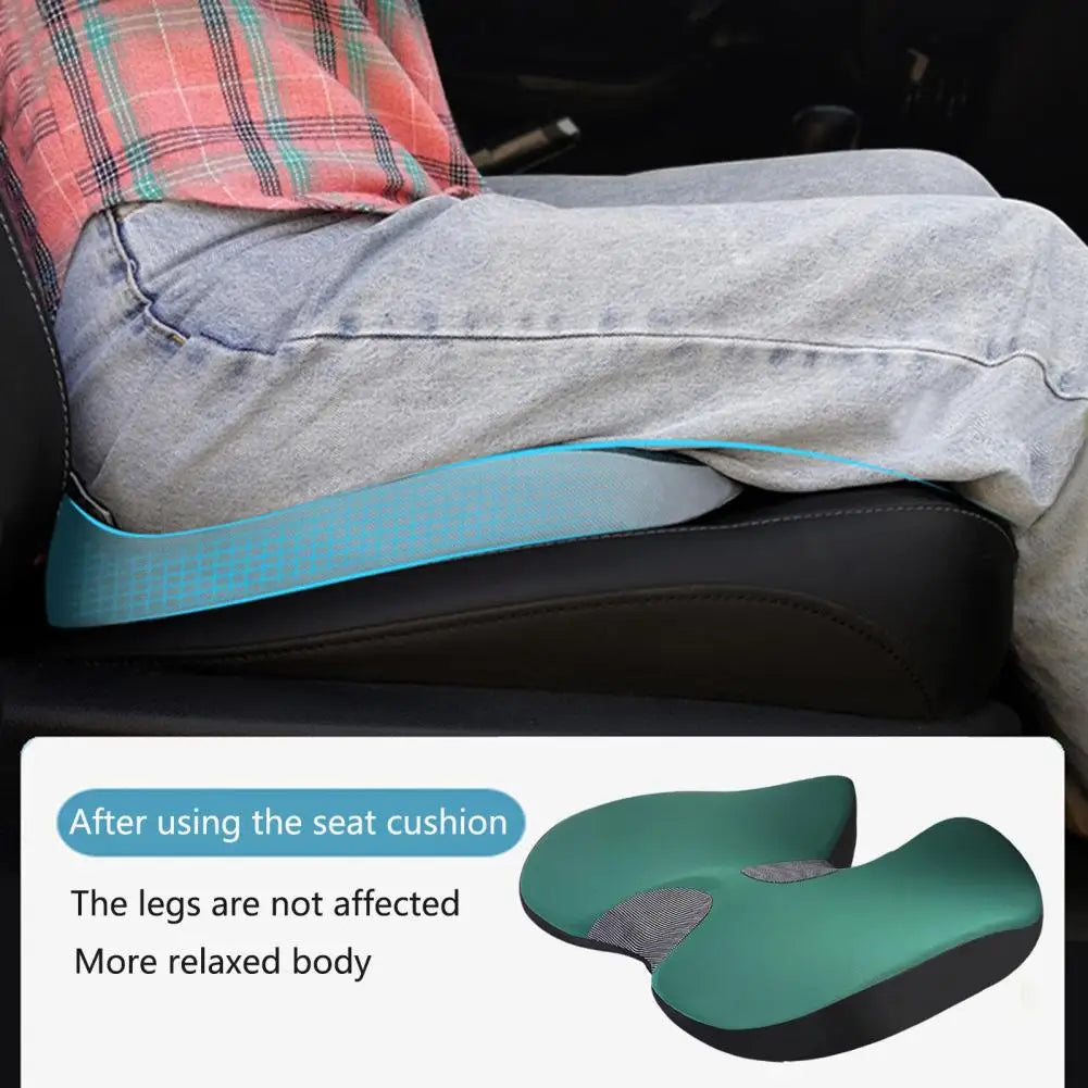 Sciatica Relief Cushion Ergonomic Car Seat Cushion for Pressure Relief Posture Improvement Soft for Comfortable for Students Quake