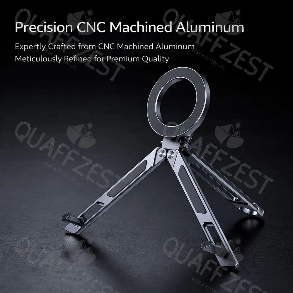 Aluminum Alloy Portable Foldable Magnetic Bracket Support For Magsafe Tripod for IPhone & Android Phone Travel Video Holder Quake