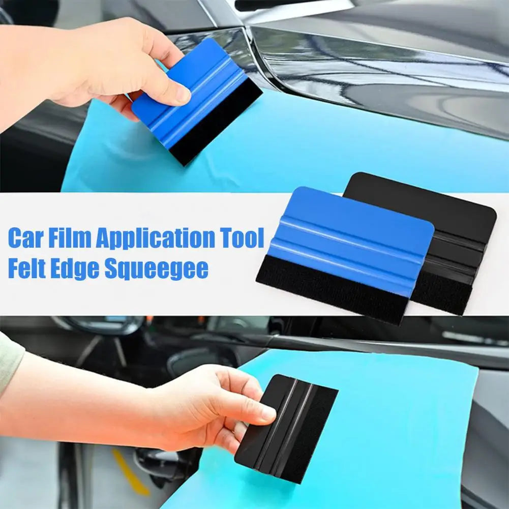 5Pcs Car Window Film Applicator Tool Professional Car Glass Tint Protective Film Felt Edge Squeegee Vinyl Wrap Scraper Installat Quake