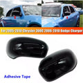 For Chrysler 300/300C Dodge Magnum Charger 2005-2010 Car Sticker Rearview Side Mirror Cover Wing Cap Exterior Door Case Trim Quake Default Title
