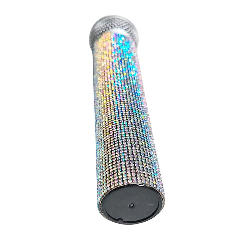 Rhinestone Simulation Microphone Props Colorful Plastic Fake Micriphone Decoration Ornaments For Home Bar Party Favors Photograp Quake