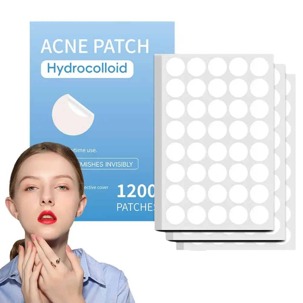 400/800/1200Pcs New Clear Pimple Patch Acne Absorbing Cover Patch Acne Dots Patches Moisturizes For Covering Zits And Blemishes Quake