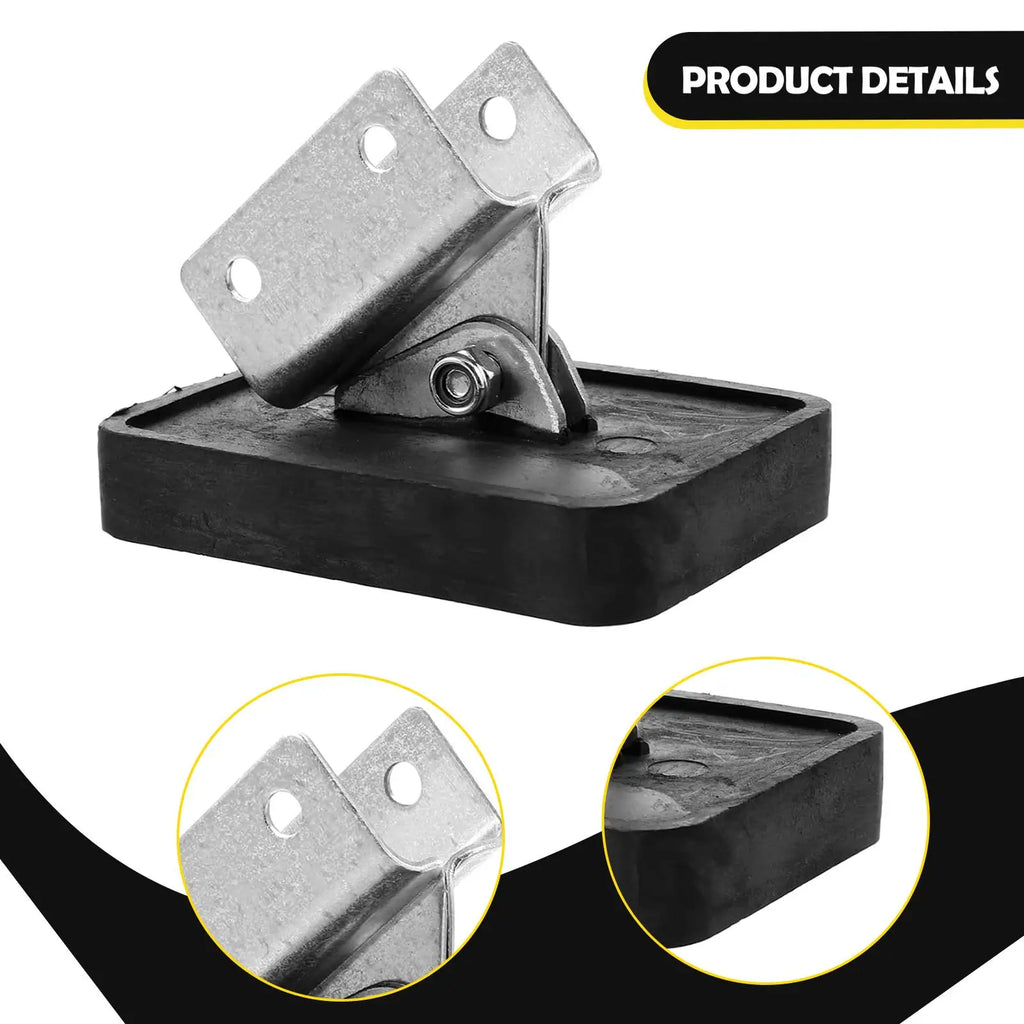 Extension Ladder Stop Mat Thick Rubber Iron Stabilizer Non Slip Floor Aid for Indoor Outdoor Maintenance Ladders Quake