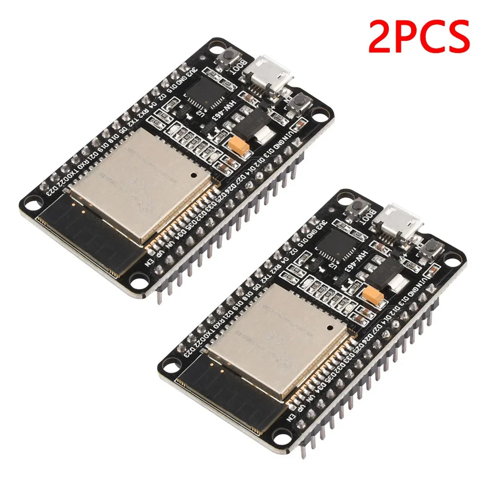ESP32- Development Board ESP-32 Board NodeMCU-ESP32 ESP32 -DEVKITV1 CP2102 -WiFi + Bluetooth Microcontroller Dual Cores Quake 2pcs CP2102