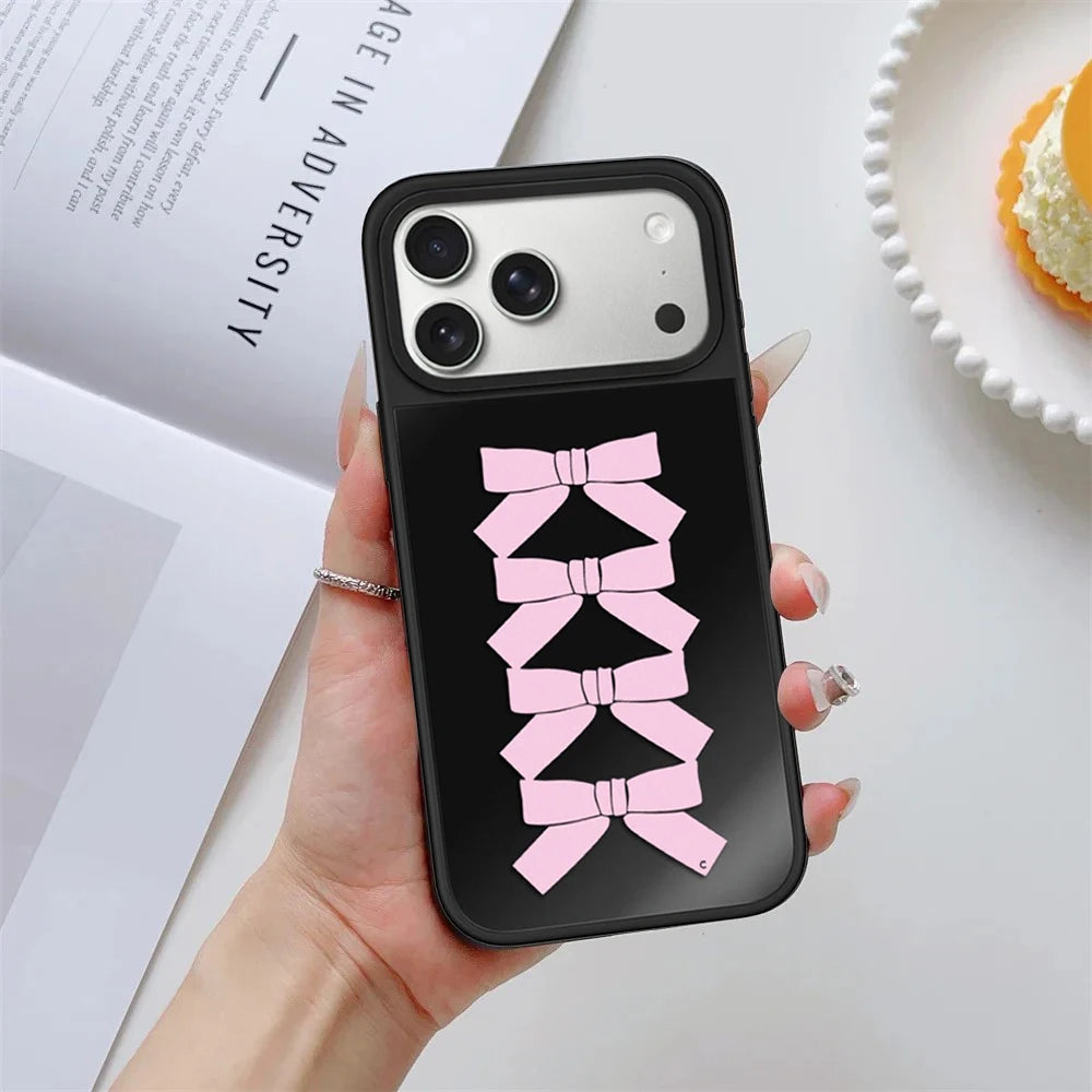 6090848 Mirror Surface Magnetic Phone Case Cover for IPhone 13 14 15 16 17 18 Pro Max Case Quake