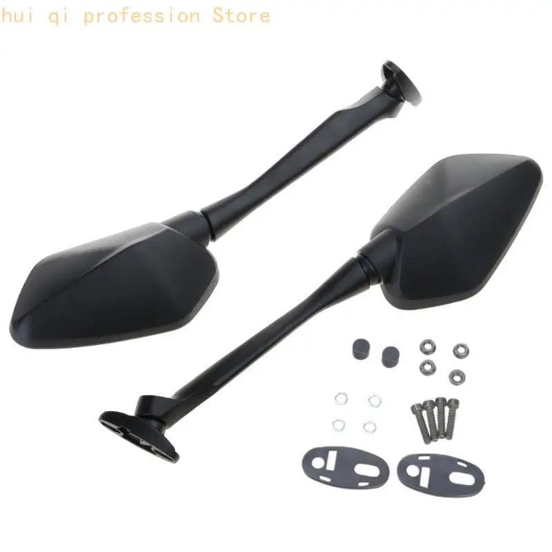 1 Pair Motorcycle Rearview Mirror Scooter Back Side Handlebar Mirror For CBR300R H8WE Quake