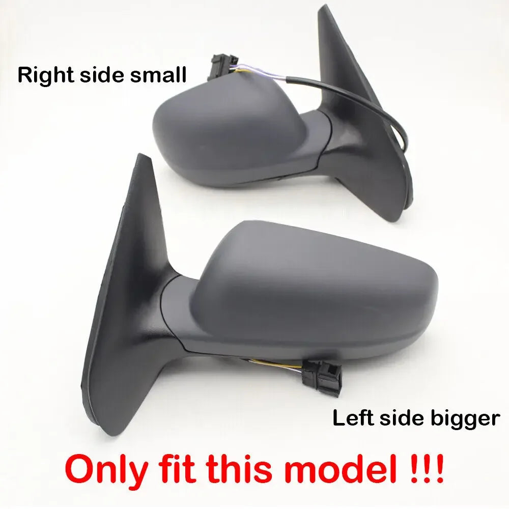 For LHD VW Golf 4 MK4 1998-2002 Passat B5 Jetta Car Sticker Rearview Side Mirror Cover Wing Cap Exterior Door Case Trim ABS Quake