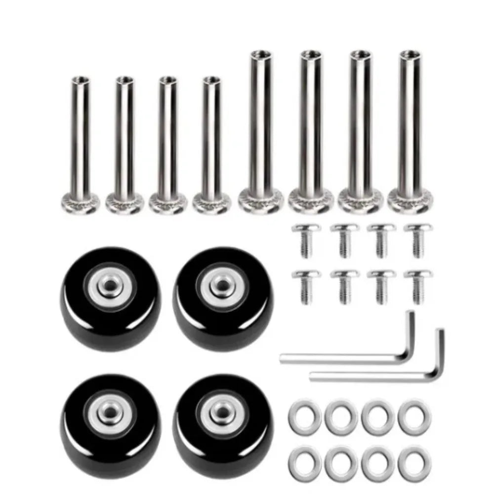 57-59MM Durable Silent Dia40mm/50mm/60mm Casters Repair Travel Luggage Wheels Suitcase Parts Axles Axles Repair Kit Quake