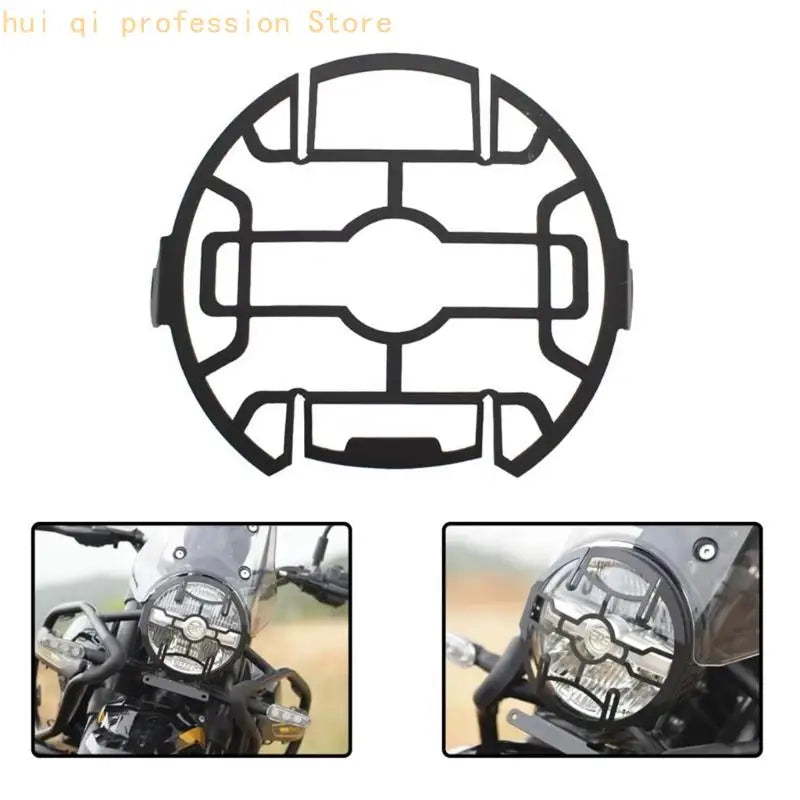 Quick Install Rustproof Motorcycle Headlight Guard Heavy Duty Metal Mesh Grill For Himalayan 450 All Terrain H8WE Quake