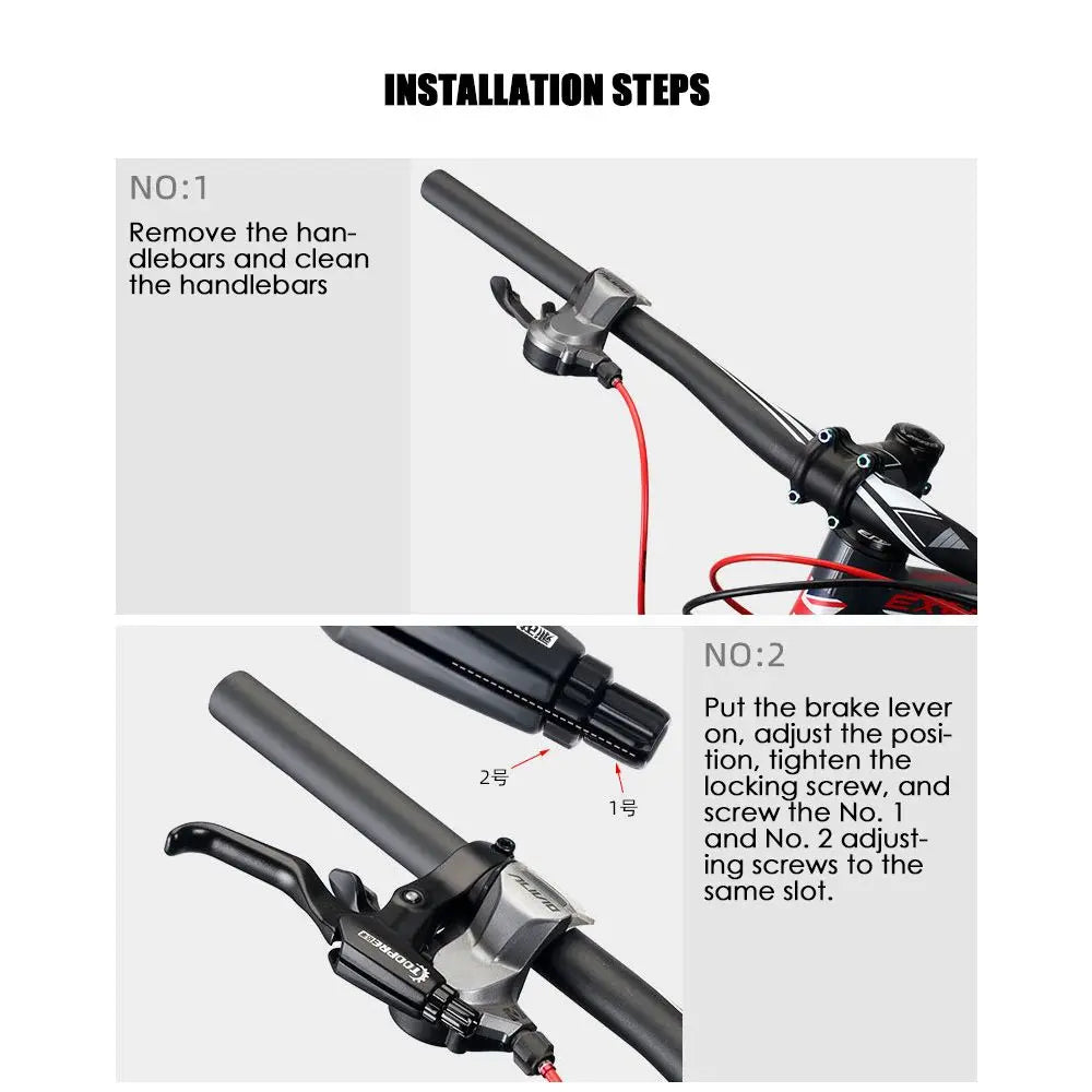 5 Colors Disc Brake Set Ultralight MTB Mountain Bike V/Disc Brake Lever Cycling Brake Levers BMX Brake Handle Quake