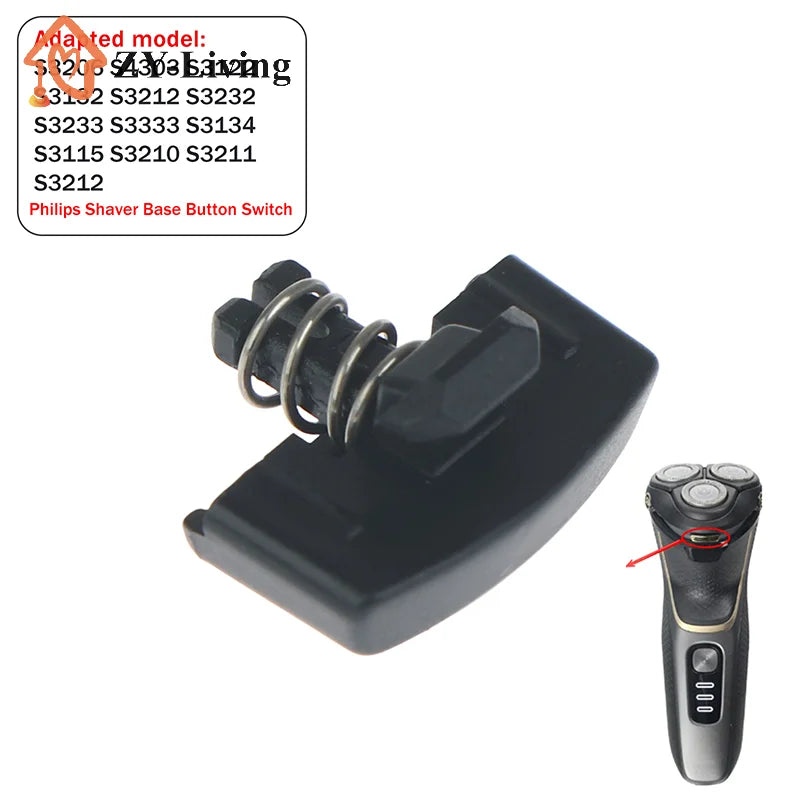 1Pcs Snap-in Spring Switch Accessories For Shaver Base Buttons S3206 S3122 S3132 S4303 Quake