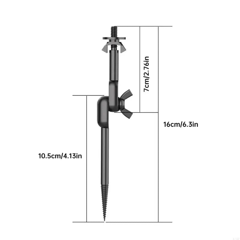 Threaded Screw-In Camera Tree Mount with Adjustable Head and 1/4-20 Mounting Point for Aiming Compatible Cameras Outdoors K1KF Quake
