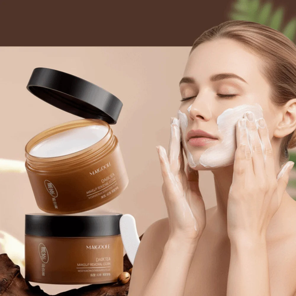 Gentle Formula Black Tea Makeup Remover Deep Cleansing Non Irritating Makeup Remover Cream Smoothing Skin Pore Refreshing Quake