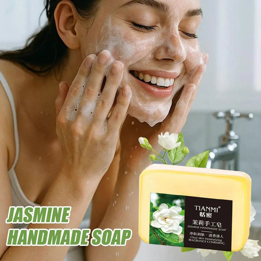 1/2/3/5PCS lemon handmade soap, moisturizing and cleaning, suitable for all skin types, can be used by both men and women, Quake