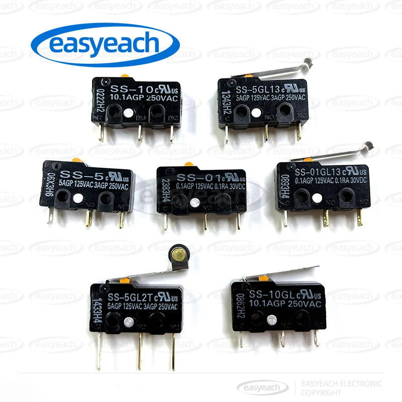 1pcs Microswitch Travel Limit Switch Sensor SS-01 SS-01GL13 SS-5GL2T SS-5GL13 SS-5GL SS-5 SS-10GL13 SS-10GL SS-10 Limit switch Quake