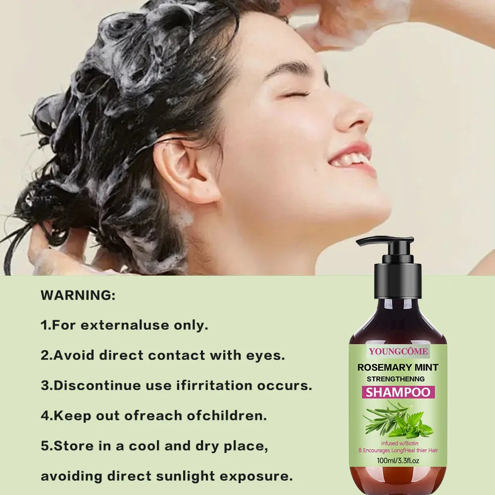 YOUNGCOME ROSEMARY MINT STRENGTHENNG SHAMPOO Quake