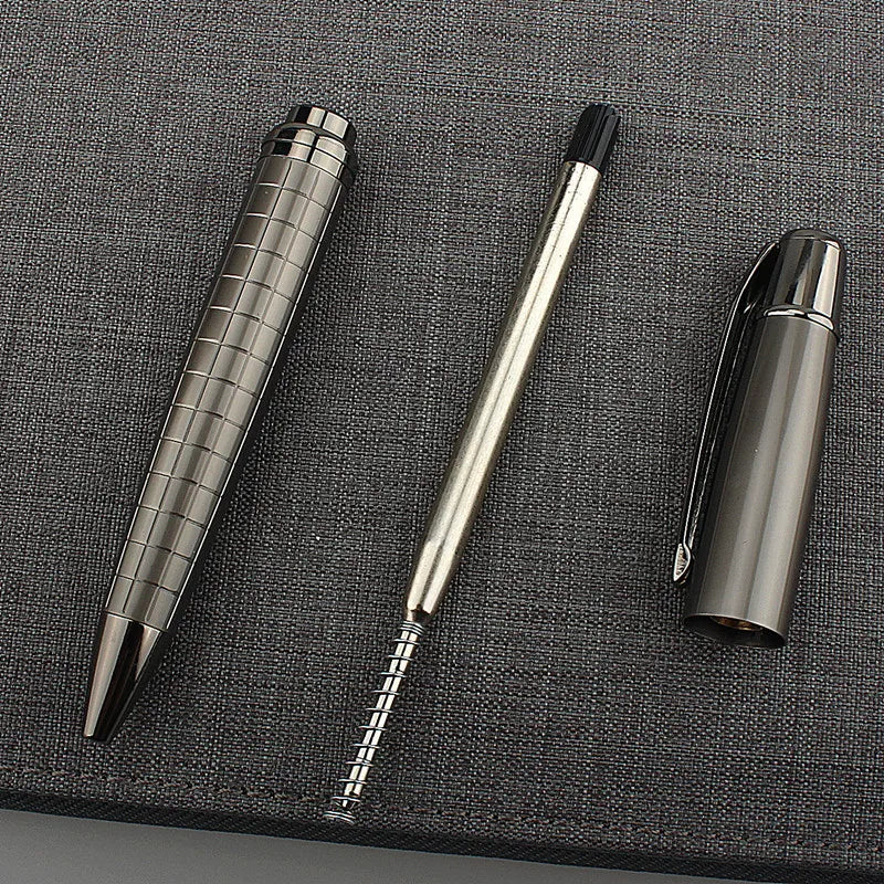 High Quality Full Metal Lattice Shape Luxury Ballpoint Pen Business Men Birthday Gift Writing Pen SCHOOL STATIONERI Quake