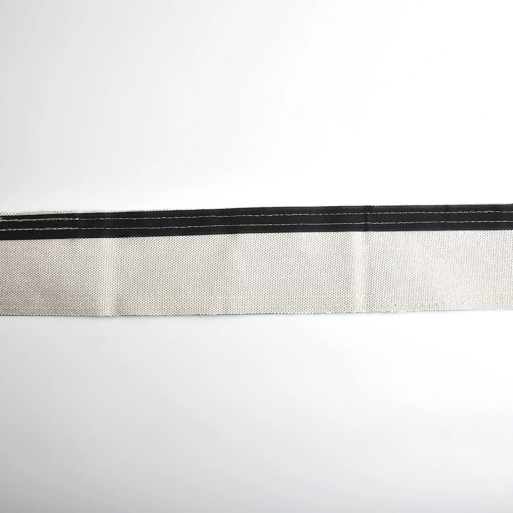 Black Silver Hose Cover High temperature Protection Removal 1Pc Heat Shield Insulated Protect Sleeve Convenient Quake