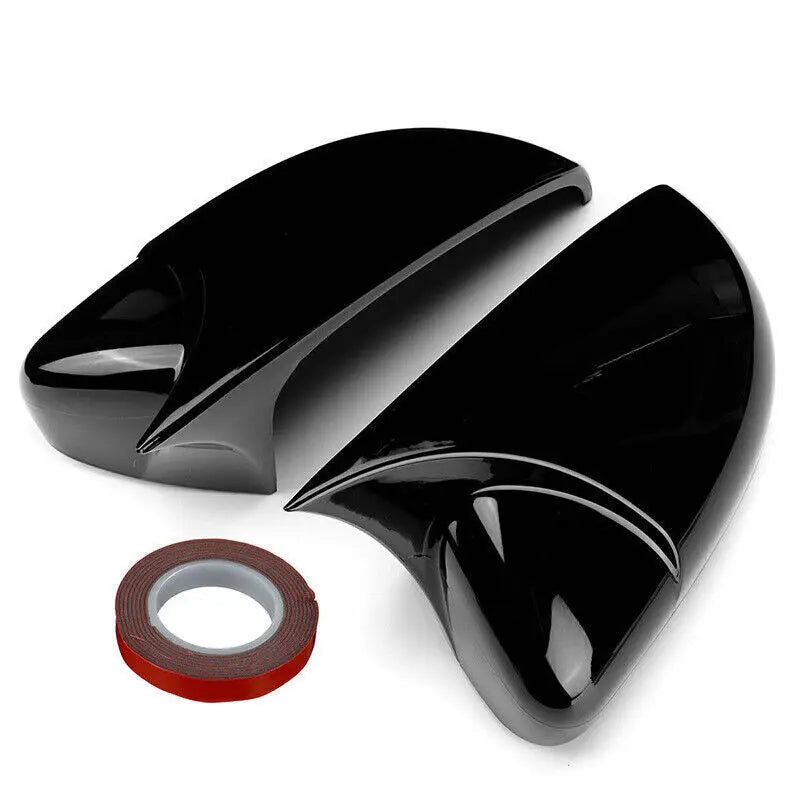 For VW Volkswagen Golf 6 MK6 GTI GTD 2009-2013 Car Rearview Side Mirror Cover Wing Cap Exterior Door Case Trim Carbon Fiber Look Quake