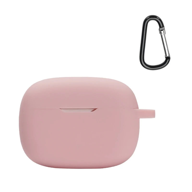 Protective Carrying-Case Shockproof-Suitable for JBL Wave Beam Earphone Dustproof Protector Washable Charging Box Sleeve K1KF Quake Pink