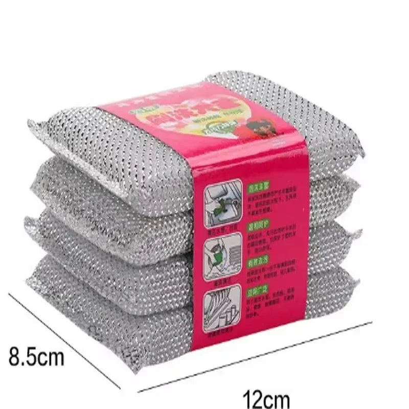 Premium Kitchen Cleaning Sponge – 4/8PCS Scratch-Free Dishwashing Sponge,Non-Abrasive Pot Scrubber,Gentle on Cookware & Surfaces Quake