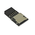 USB2.0 9Pin Header to TF Card Reader Adapter Riser Board for Desktop PC Motherboard Internal Mini Card Reader Converter Quake 1Pcs