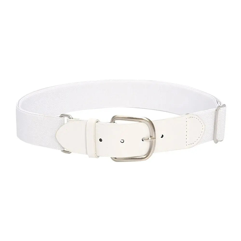 Decoration Adjustable Children Waistband Waiststrap Elastic WaistBelt Baseball Belt Quake white