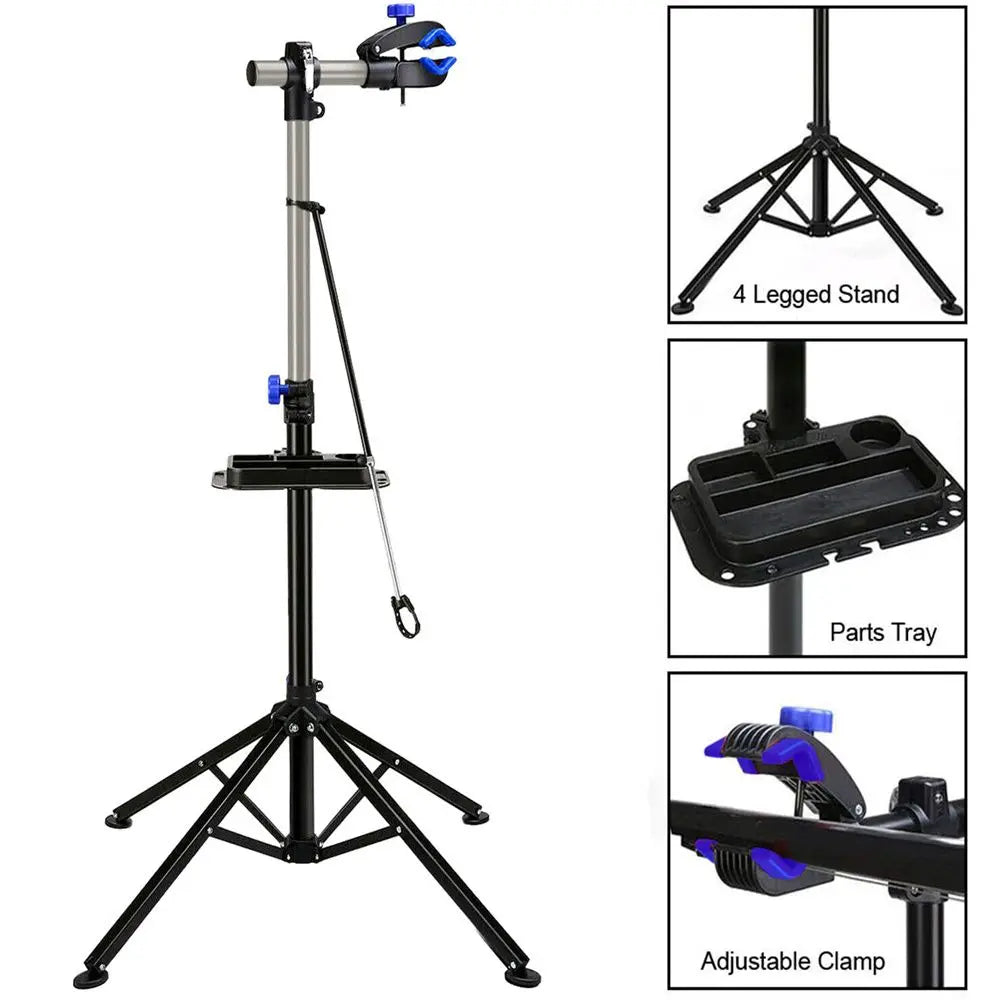 Adjustable Bike Mechanic Repair Display Rack Tool Bicycle Repair Tool Special Pallet Maintenance Station Bike Repair Stand Quake