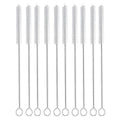 Drinking Straw Cleaning Brush Kit Reusable Tube Pipe Cleaner Nylon Stainless Steel Long Cleaning Brushes for Baby Cup Bottles Quake 17.5cm Length 30PCS