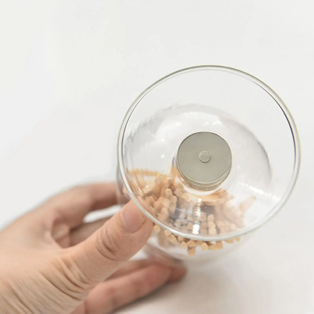 Matches Storage Bottle Accessories Multipurpose Decor Glass Storage Bottle Storage Jar for Home Bedroom Beside Bed Quake