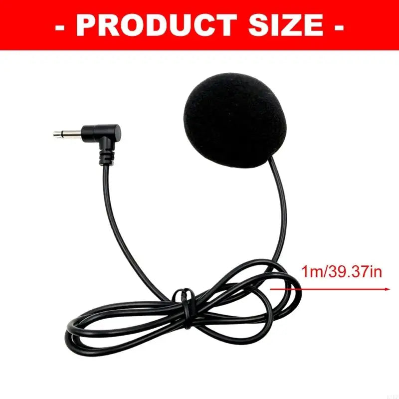 Helmet Single Speaker Earphone, 3.5mm 1m Cable, Ear Pocket Fit, Route Voice, Music and Call Sound for Road Use K1KF Quake