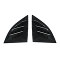 For Toyota Supra A90 A91 2019-2025 Pair Car Rear Louver Window Side Shutter Cover Trim Sticker Vent Scoop ABS Carbon Accessories Quake Gloss Black