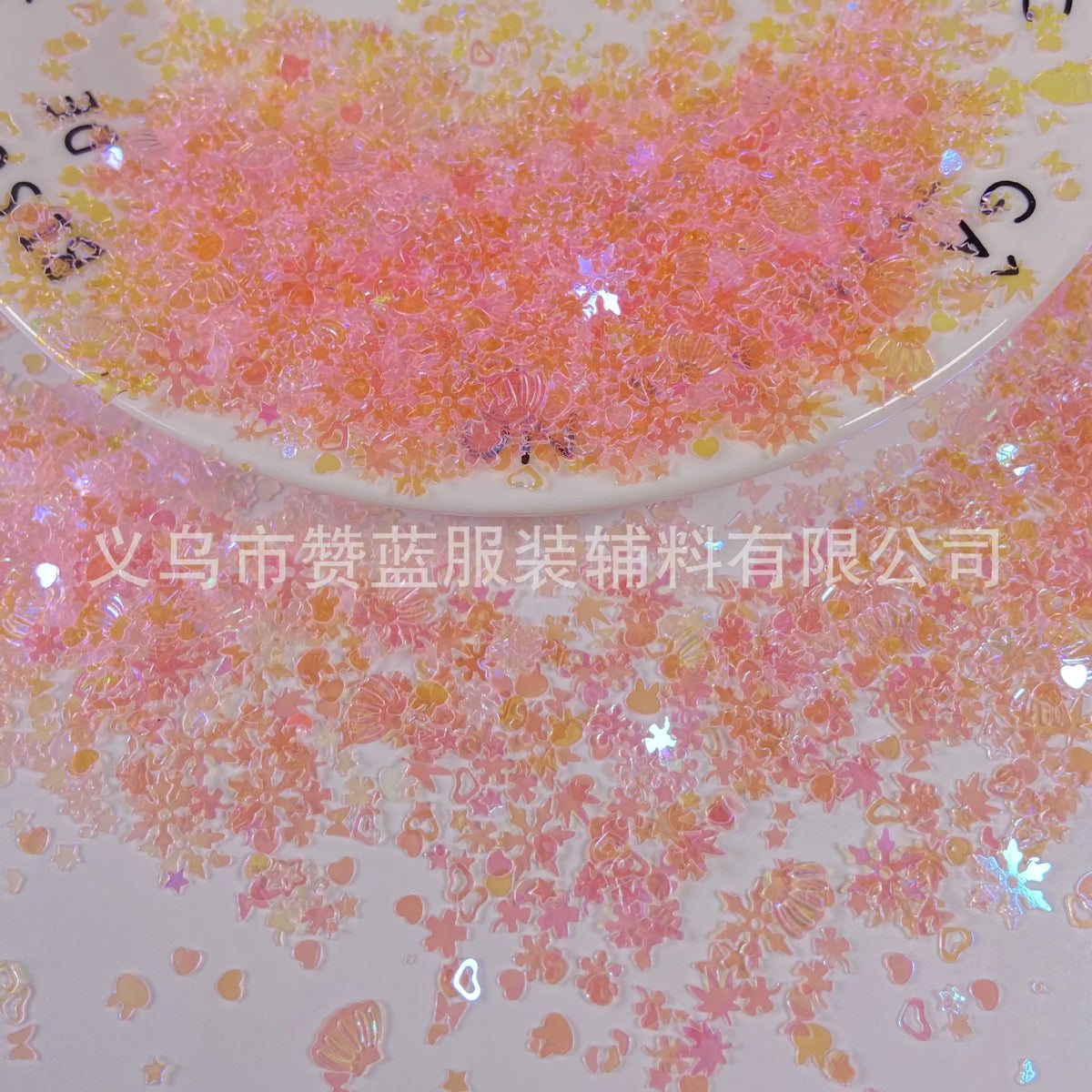 50g/500g Randomly mixed Glitter Confetti Tinfoil Sequins DIY New Year Home Wedding Birthday Throw Party Decoration Supplier Quake pink 500g