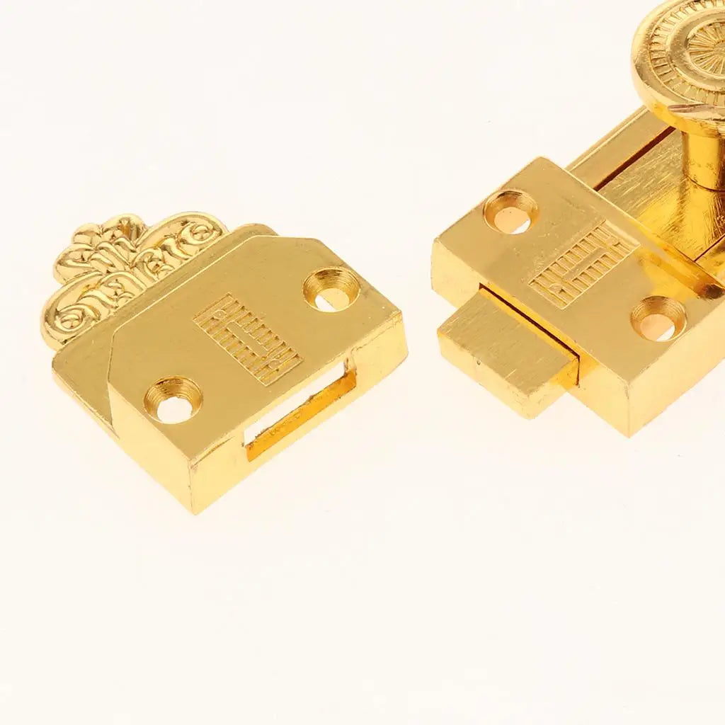 Vintage Window Bolt Lock Zinc Alloy Antique Bronze Fastener for Cupboard Door Interior Closet Protection Quake