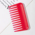 Shunfa Large Tooth Comb Household, Large Wide Tooth Thickened Portable Plastic Card Comb Quake rose