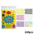 240pcs Star Pimple Patches For Face Hydrocolloid, Absorbing Cover, Tea Tree, Hydrocolloid Acne Patch, Cute Star Pimple Patch Quake 240pcs