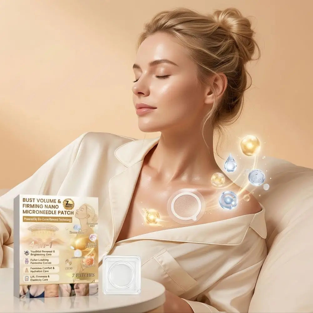 Breast Skin Care Patch Firming Moisturizing Hydrating Chest Patch for Sagging Skin Fine Lines Smoothing Overnight Care Quake