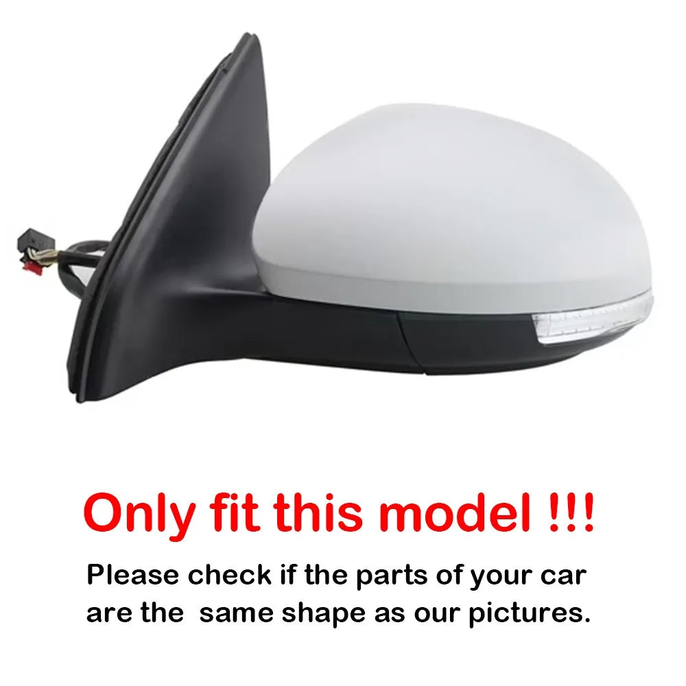 For VW Tiguan 2009-2017 Sharan 2012-2019 Skoda Yeti 2014-2017 Car Sticker Rearview Side Mirror Cover Wing Cap Exterior Case Trim Quake