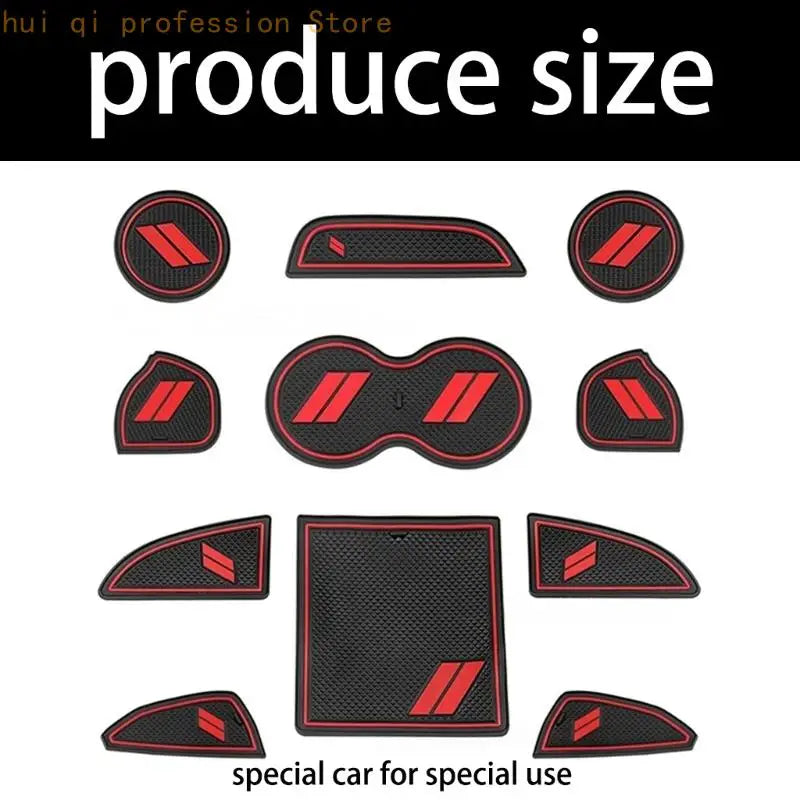 Textured Car Storage Liners with Rubber Construction for Auto Routine Cleaning H8WE Quake
