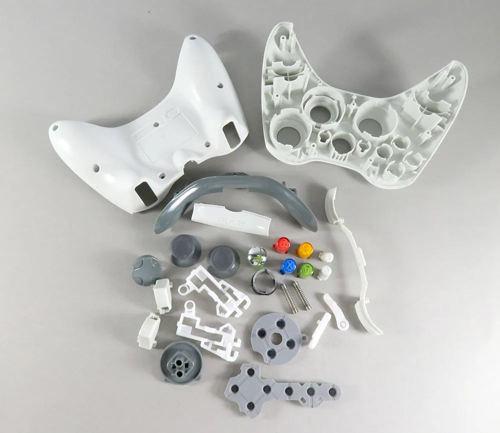 Full Hard Case Housing Shell Buttons Mod Kit Component Cover for Xbox 360 Game Controller Quake