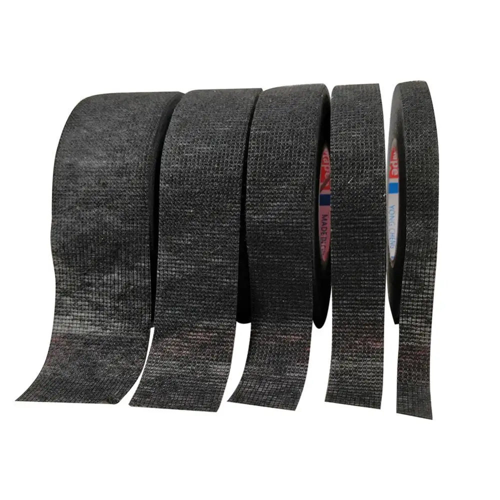 25m Tape Cable Harness High Temperature Resistance Adhesive Cloth Insulation Tape Filler Adhesive Sealant Quake